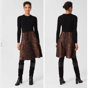 HOBBS HALLIE KNITTED DRESS